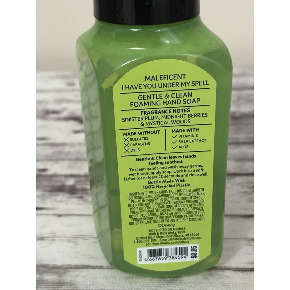 Bath and Body Works: Disney Villain Maleficent Foaming Hand Soap - New